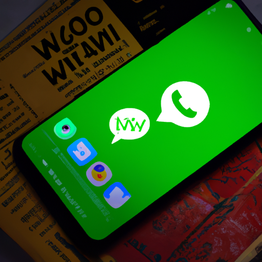 סמארטפון המציג את אפליקציית WhatsApp