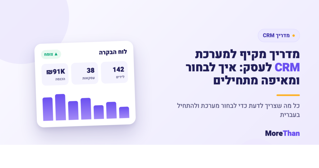 מדריך למערכת CRM לעסק